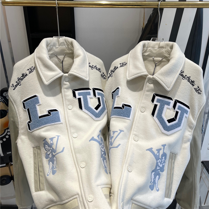 LV Real Leather Jacket Top Version - DEEPREPS
