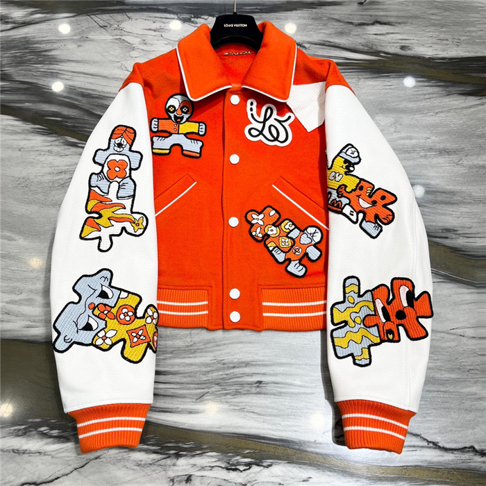 2023fw LV Real Leather Jacket Top Version - DEEPREPS