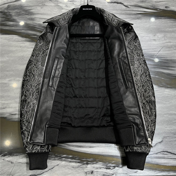 2023fw LV Real Leather Jacket Top Version - DEEPREPS