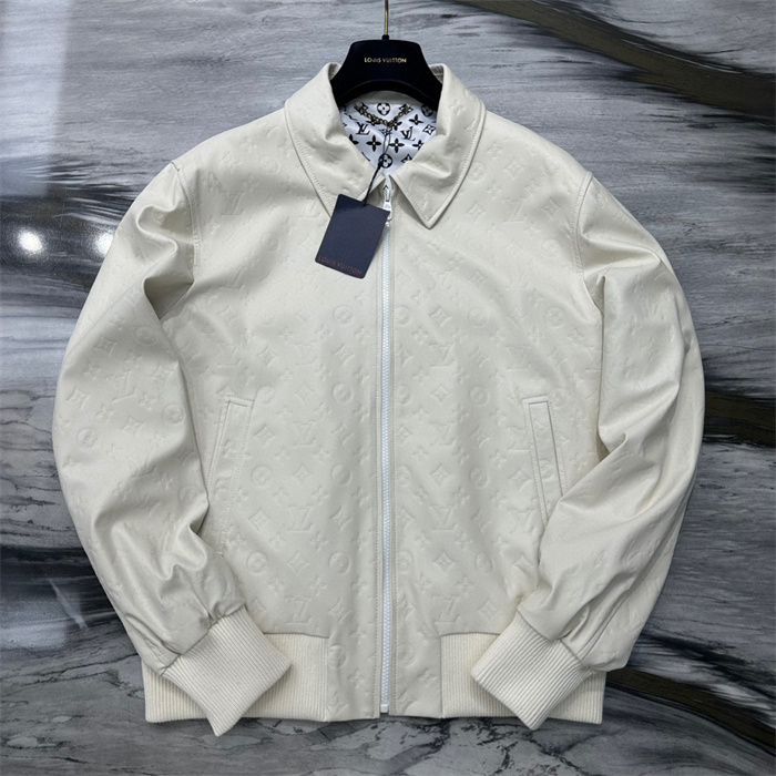 2024fw LV Leather Jacket Top Version - DEEPREPS