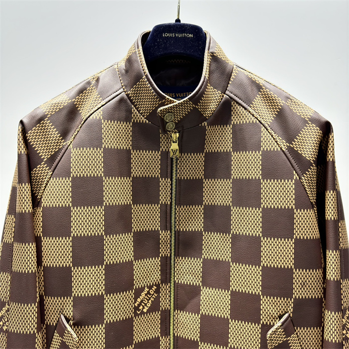 2024fw LV Leather Jacket Top Version - DEEPREPS