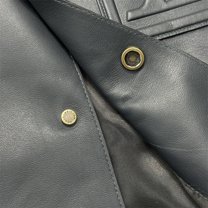 2024fw LV Real Leather Jacket Top Version - DEEPREPS
