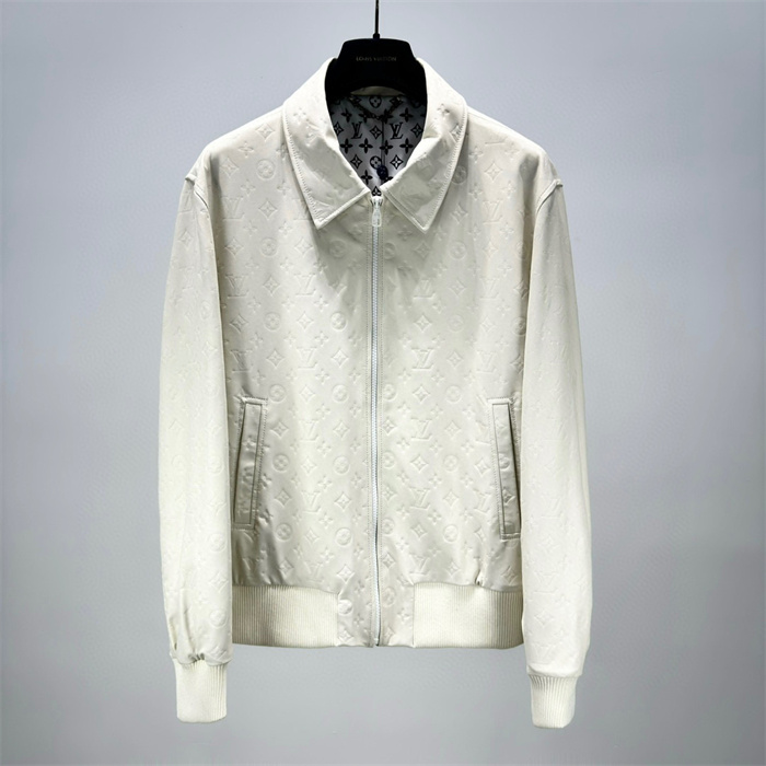 2024fw LV Leather Jacket Top Version - DEEPREPS