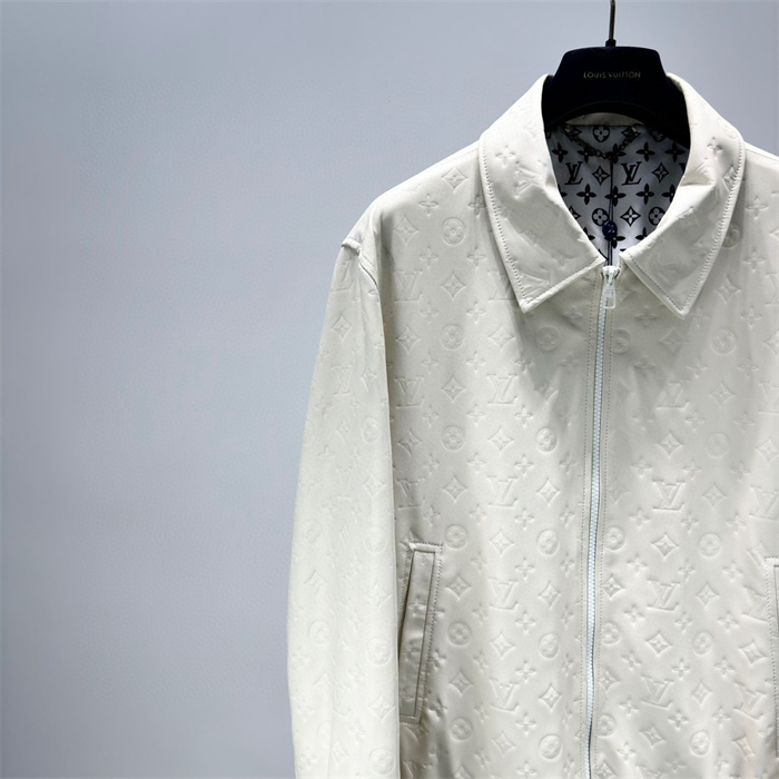 2024fw LV Leather Jacket Top Version - DEEPREPS