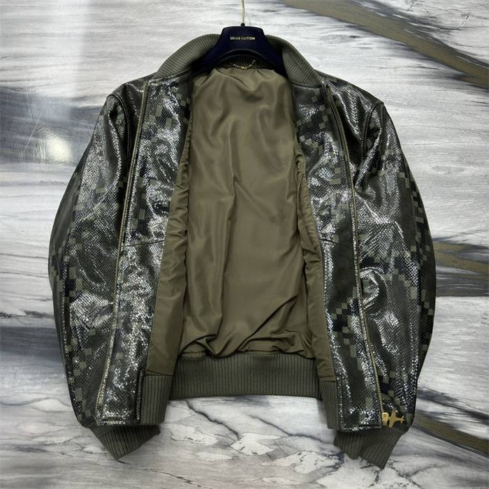 2024fw LV Real Leather Jacket Top Version - DEEPREPS