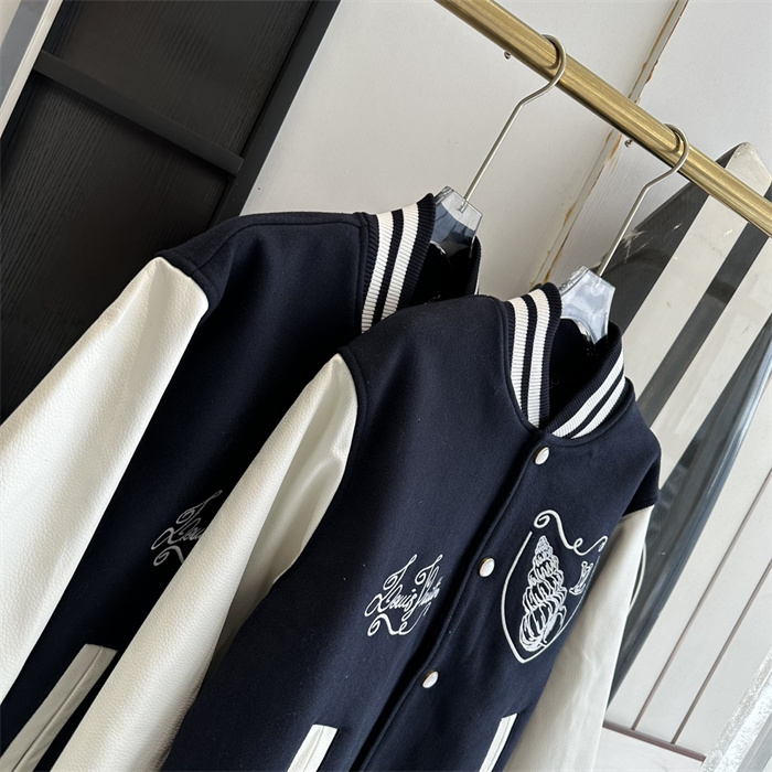 2024fw LV Real Leather Jacket Top Version - DEEPREPS