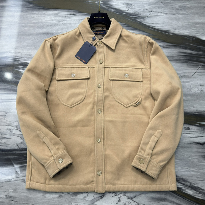 2024fw LV Leather Jacket Top Version - DEEPREPS