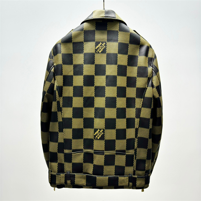 2024fw LV Real Leather Jacket Top Version - DEEPREPS