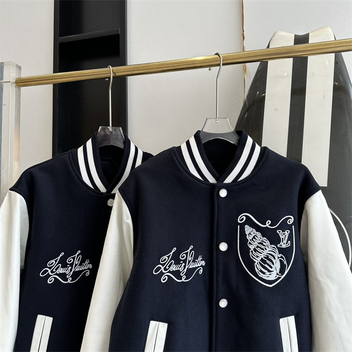2024fw LV Real Leather Jacket Top Version - DEEPREPS