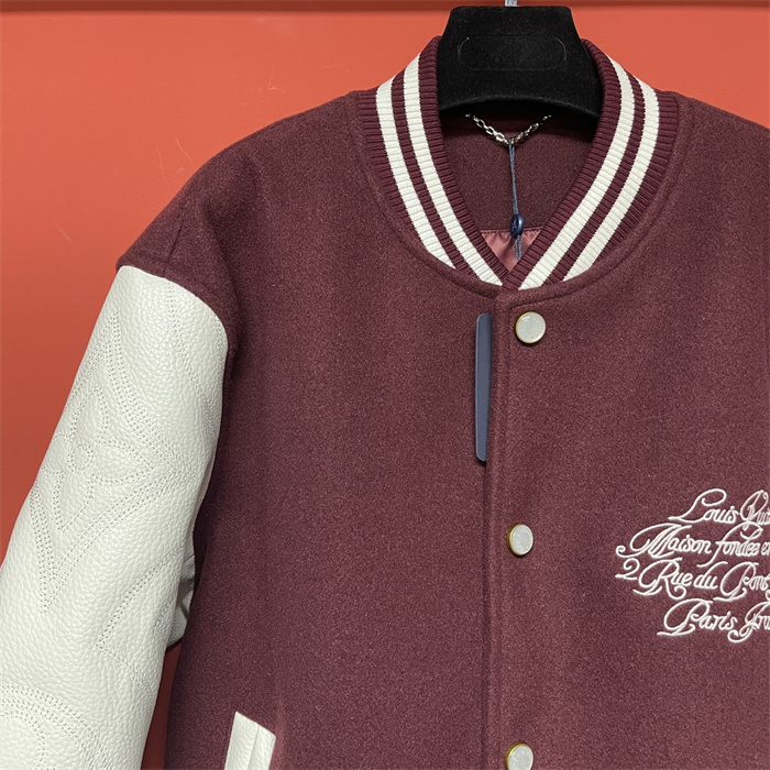 2024fw LV Real Leather Jacket Top Version - DEEPREPS