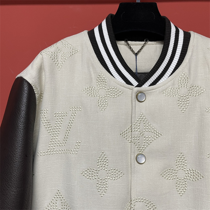2024fw LV Real Leather Jacket Top Version - DEEPREPS