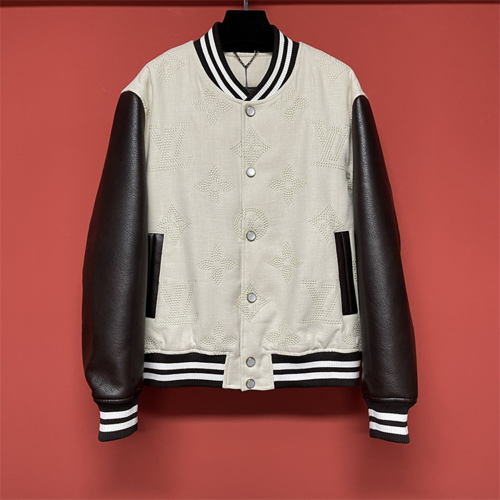 2024fw LV Real Leather Jacket Top Version - DEEPREPS