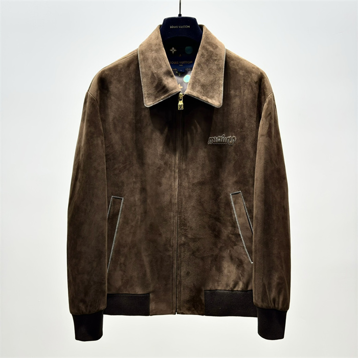 2024fw LV Leather Jacket Top Version - DEEPREPS
