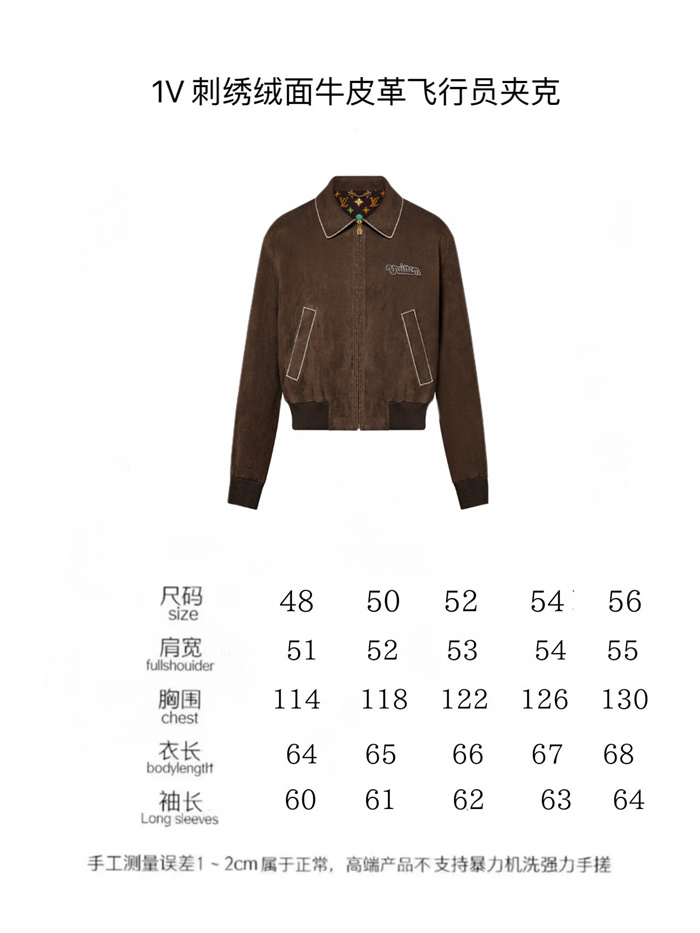 2024fw LV Real Leather Jacket Top Version - DEEPREPS