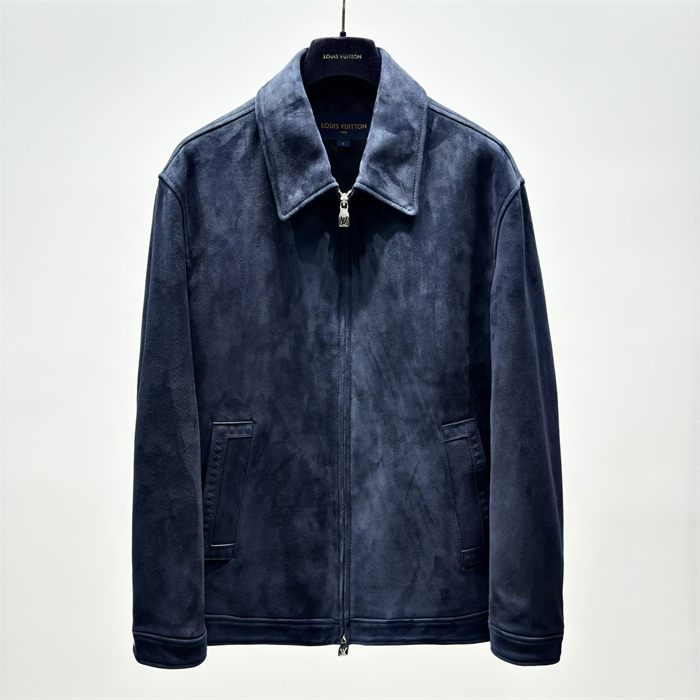 2024fw LV Real Leather Jacket Top Version - DEEPREPS