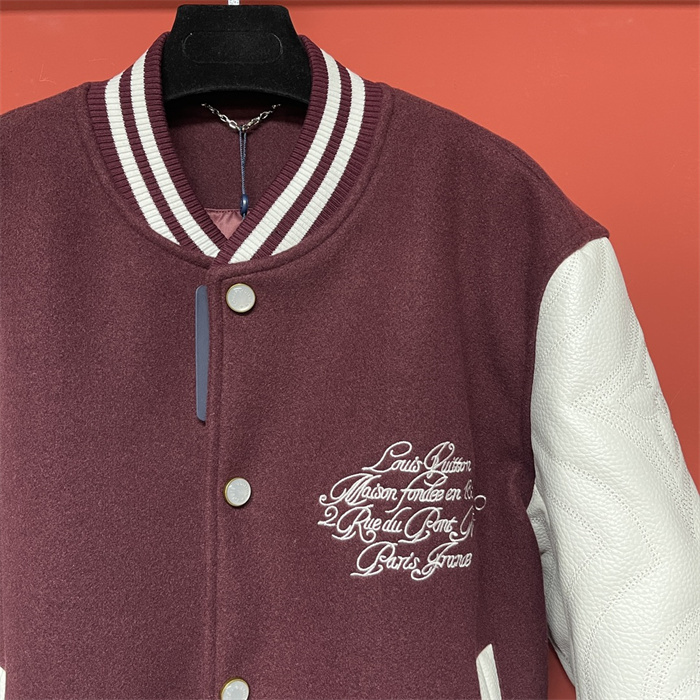 2024fw LV Real Leather Jacket Top Version - DEEPREPS
