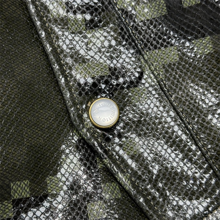 2024fw LV Real Leather Jacket Top Version - DEEPREPS