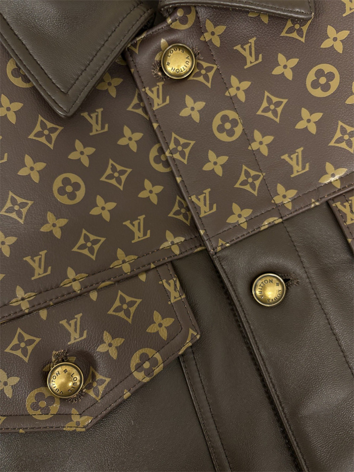 2024fw LV Leather Jacket Top Version - DEEPREPS