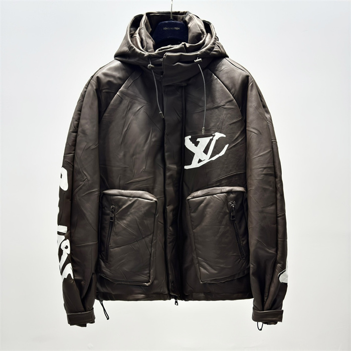 2024fw LV Real Leather Jacket Top Version - DEEPREPS