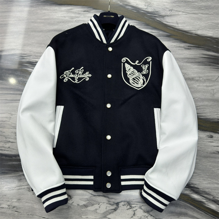 2024fw LV Real Leather Jacket Top Version - DEEPREPS