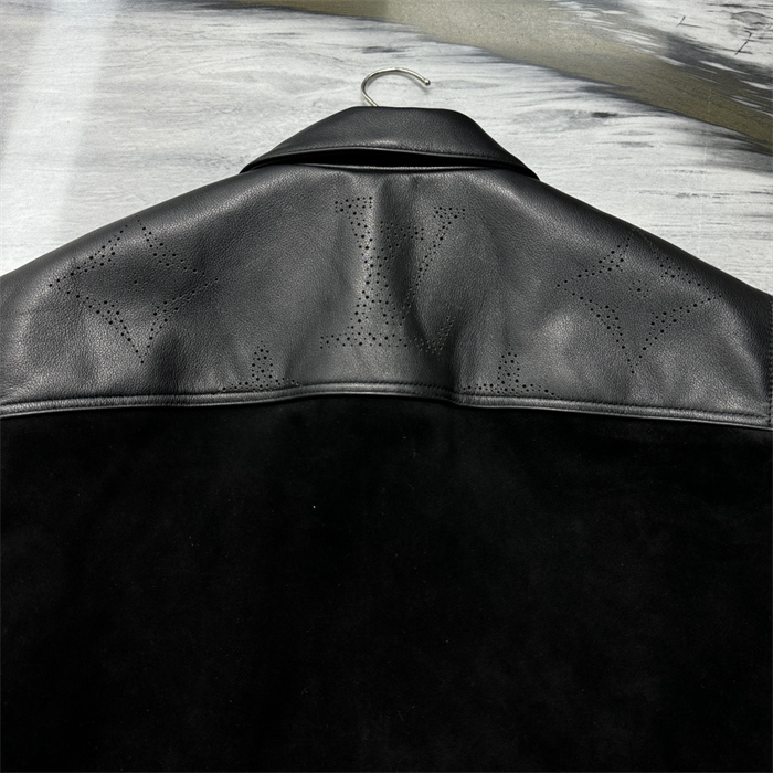 2024fw LV Real Leather Jacket Top Version - DEEPREPS