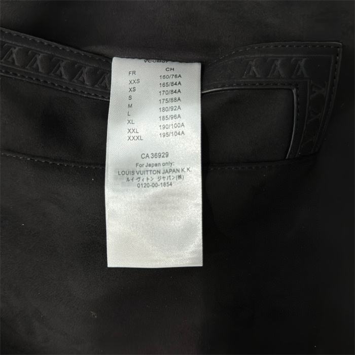 2024fw LV Leather Jacket Top Version - DEEPREPS