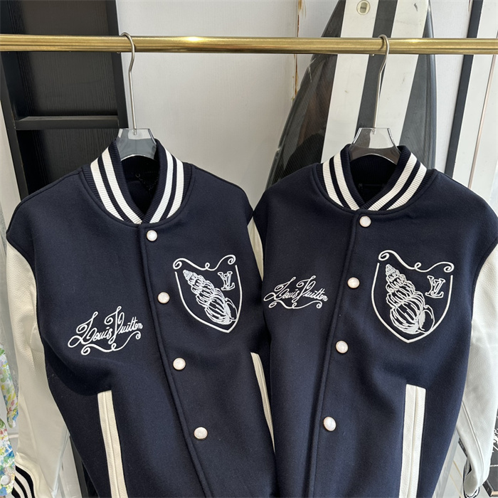 2024fw LV Real Leather Jacket Top Version - DEEPREPS