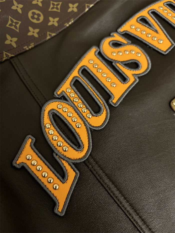 2024fw LV Leather Jacket Top Version - DEEPREPS
