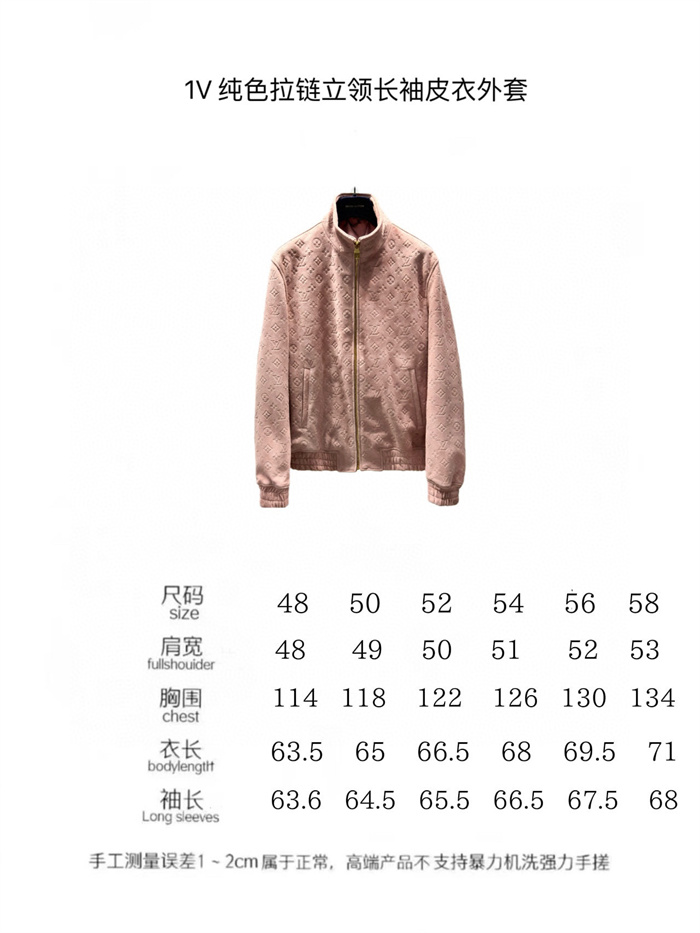 2024fw LV Leather Jacket Top Version - DEEPREPS