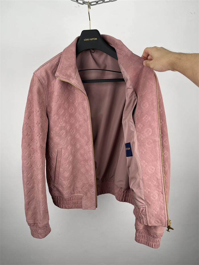 2024fw LV Leather Jacket Top Version - DEEPREPS
