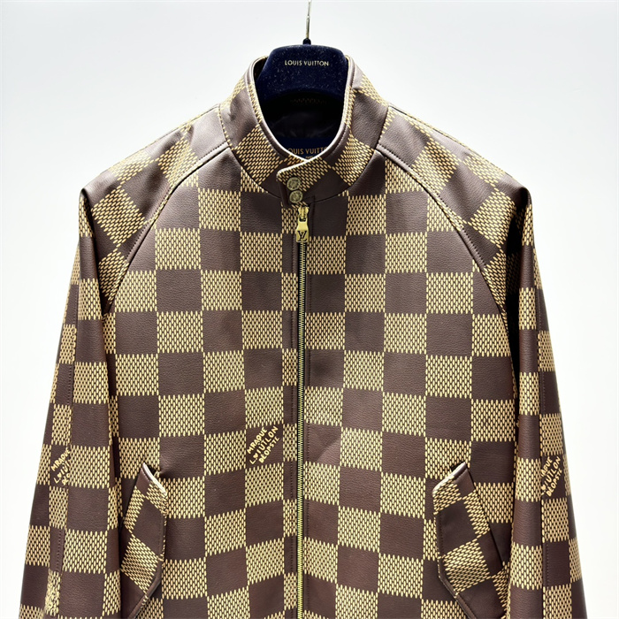2024fw LV Leather Jacket Top Version - DEEPREPS
