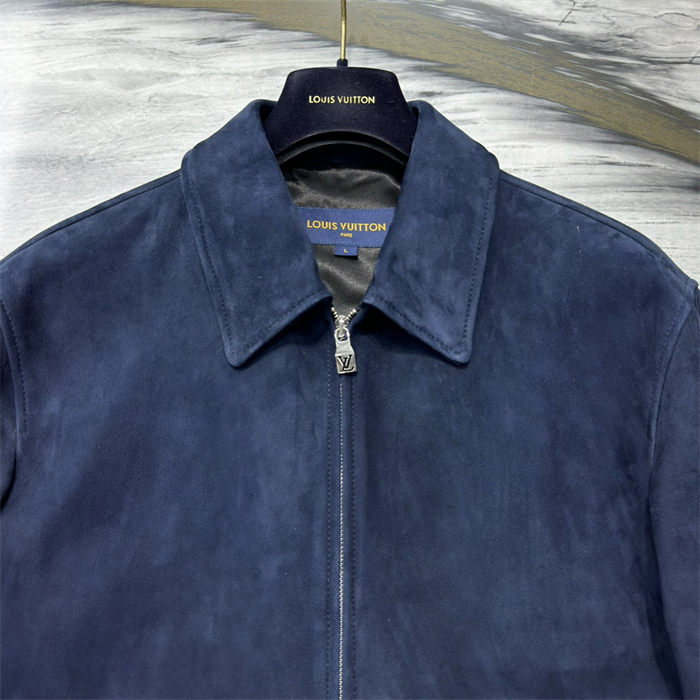 2024fw LV Real Leather Jacket Top Version - DEEPREPS