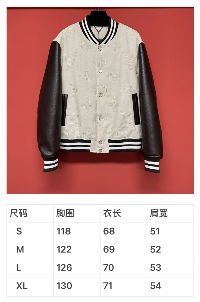 2024fw LV Real Leather Jacket Top Version - DEEPREPS
