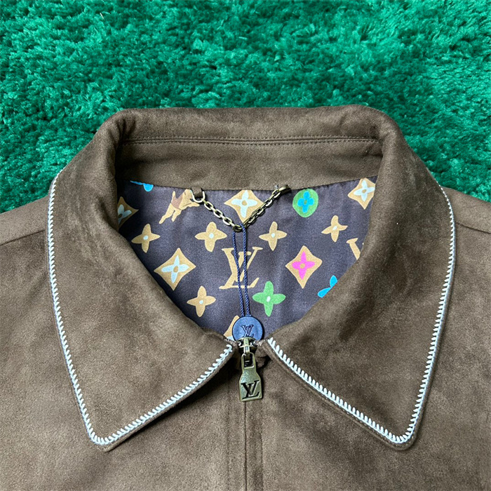 2024fw LV Leather Jacket Top Version - DEEPREPS