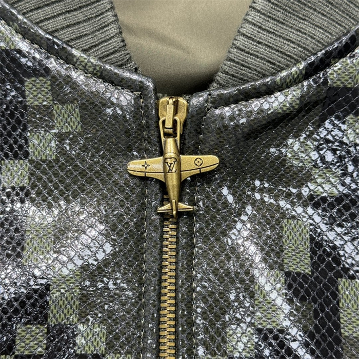 2024fw LV Real Leather Jacket Top Version - DEEPREPS