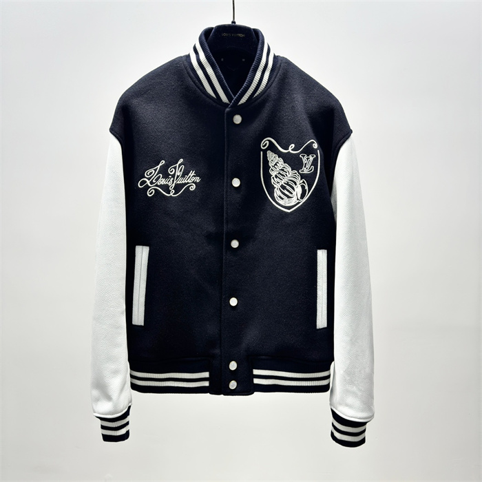 2024fw LV Real Leather Jacket Top Version - DEEPREPS