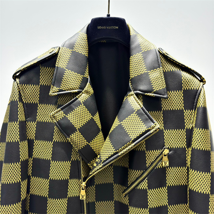 2024fw LV Real Leather Jacket Top Version - DEEPREPS