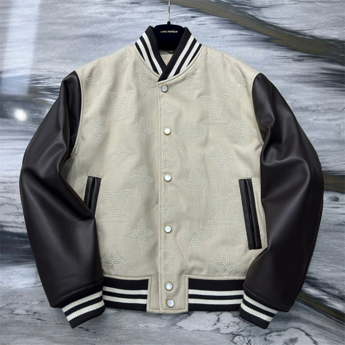 2024fw LV Leather Jacket Top Version - DEEPREPS