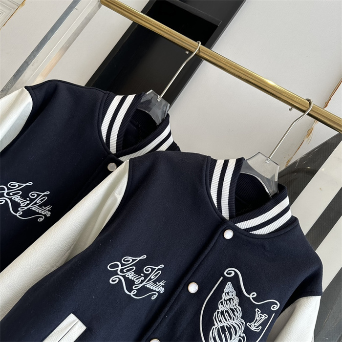 2024fw LV Real Leather Jacket Top Version - DEEPREPS