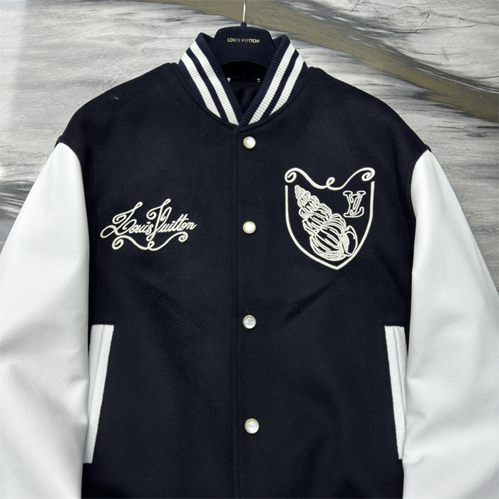 2024fw LV Real Leather Jacket Top Version - DEEPREPS
