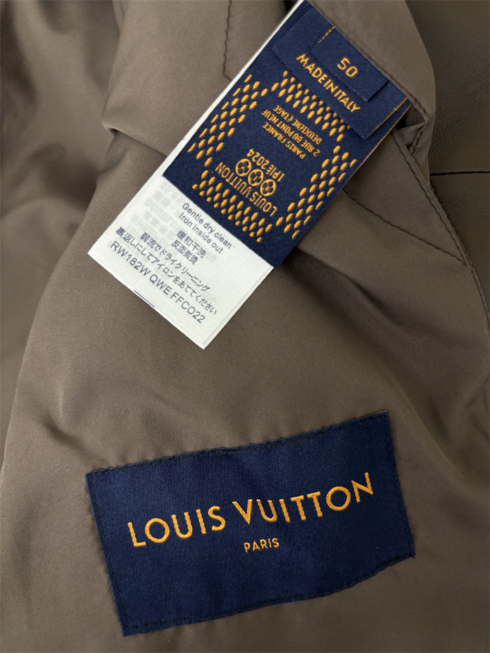2024fw LV Leather Jacket Top Version - DEEPREPS