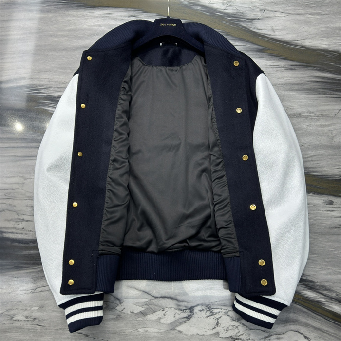 2024fw LV Real Leather Jacket Top Version - DEEPREPS