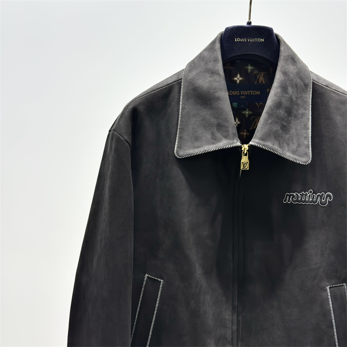 2024fw LV Leather Jacket Top Version - DEEPREPS