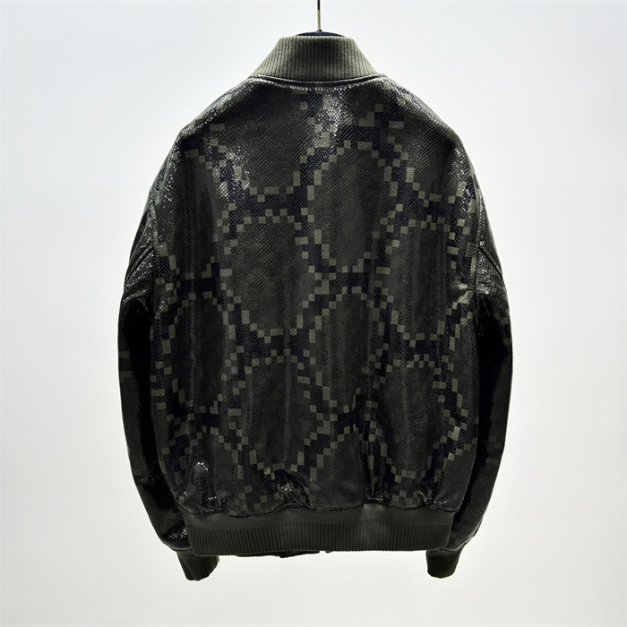 2024fw LV Real Leather Jacket Top Version - DEEPREPS
