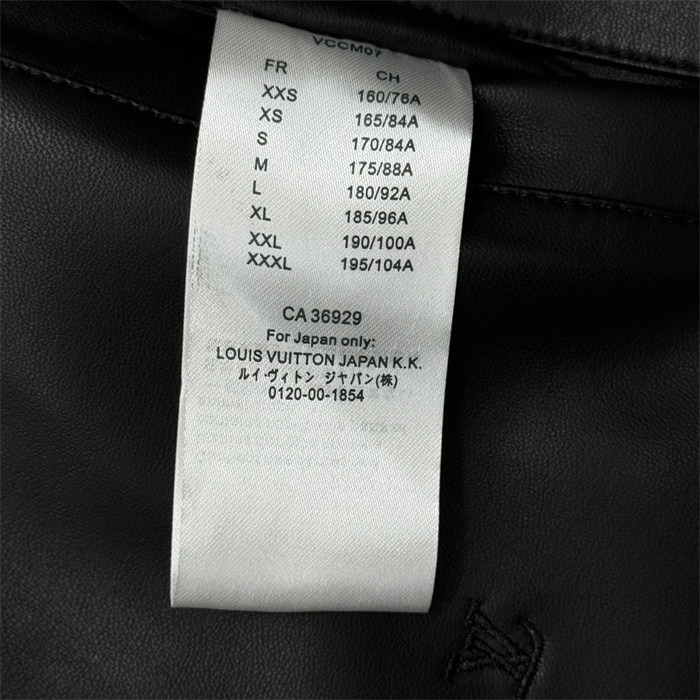 2024fw LV Leather Jacket Top Version - DEEPREPS