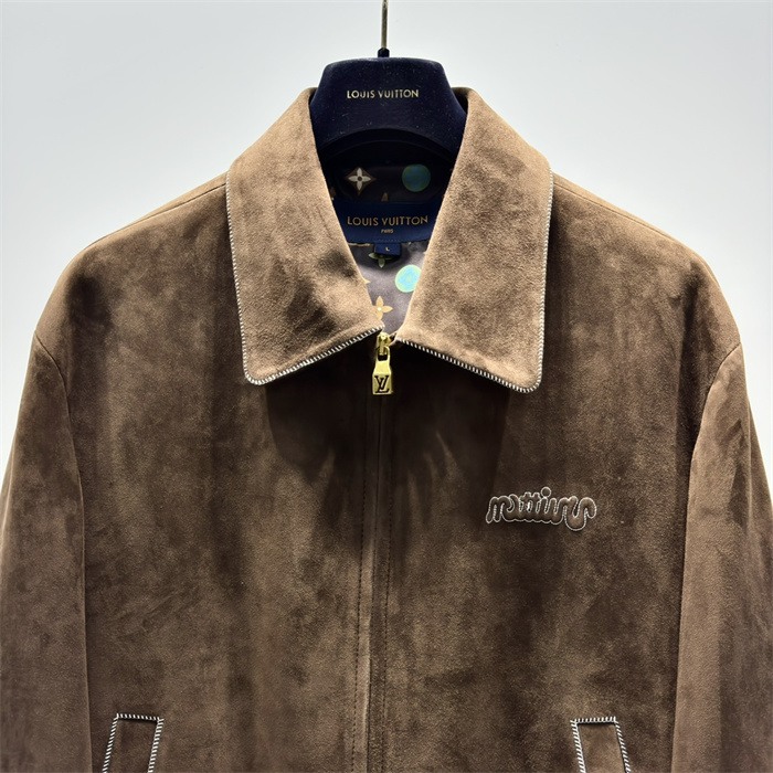 2024fw LV Leather Jacket Top Version - DEEPREPS