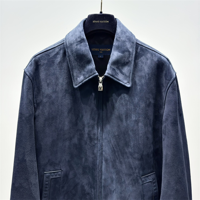 2024fw LV Real Leather Jacket Top Version - DEEPREPS