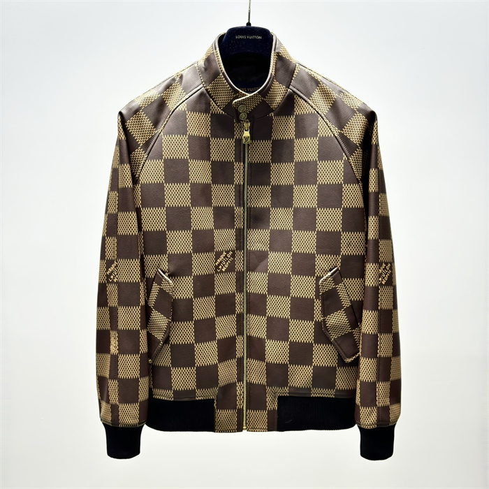 2024fw LV Leather Jacket Top Version - DEEPREPS