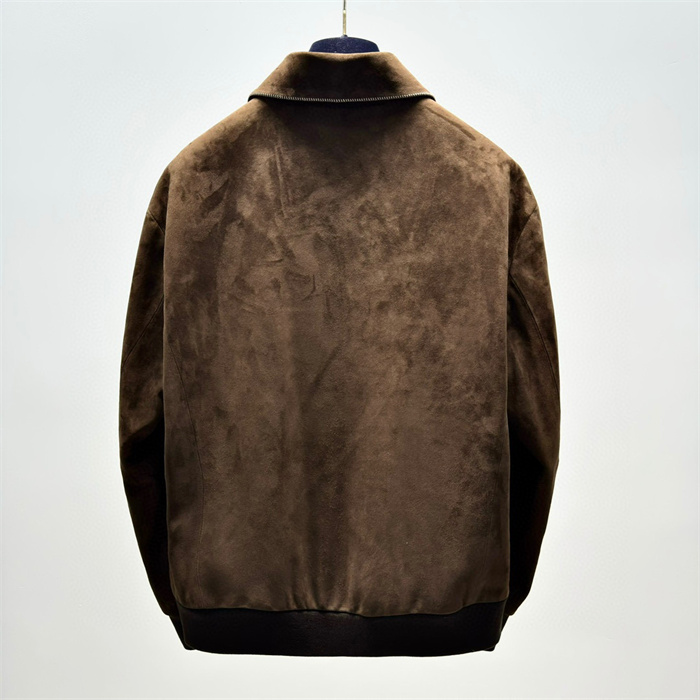 2024fw LV Real Leather Jacket Top Version - DEEPREPS