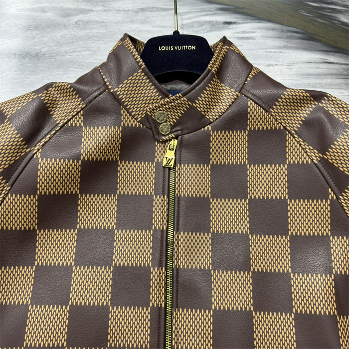 2024fw LV Leather Jacket Top Version - DEEPREPS